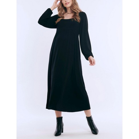 Motherhood maternity black maxi dress hotsell