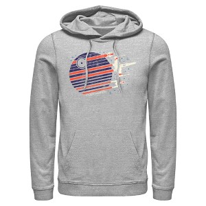 Mens Star Wars Death Star Streaks Lightweight Hoodie - 1 of 4