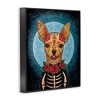Stupell Industries Day of Dead Chihuahua Black Framed Giclee Art - 3 of 4