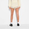 Women's High-Rise Scalloped Micro Sweater Shorts - Wild Fable™ - 3 of 3