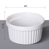 8 Oz Set of 8 Ceramic Ramekins, Porcelain Creme Brulee Souffle Ramekins for Baking, Pudding Custard Cups, Dipping Sauces, Dishwasher and Oven - 2 of 4