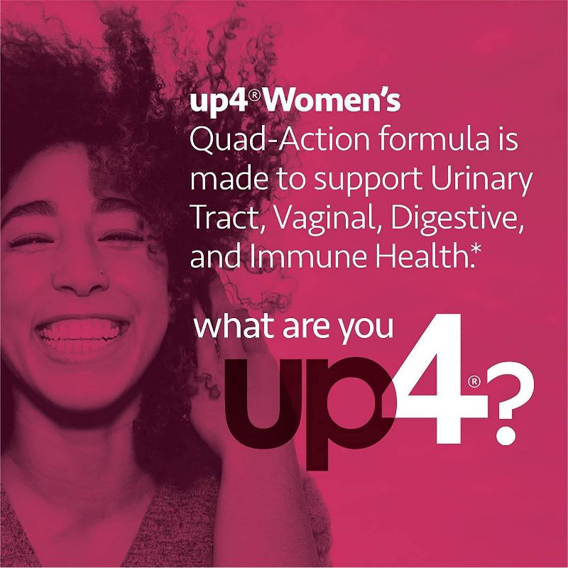 UP4 Women&#39;s Probiotic with Organic Vegan Cranberry Capsules - 60ct, 5 of 8
