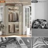 Aheaplus Freestanding Corner Closet Organizer, Closet System with Hanging Rods and Storage Shelves - 4 of 4