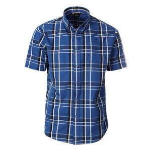Gioberti Men's Plaid Short Sleeve Shirt - 1 of 2