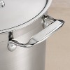 Tramontina Gourmet Induction 24 qt. Covered Stock Pot: Stainless Steel, Tri Ply, Dishwasher & Oven Safe, 13.19" Diameter - 4 of 4