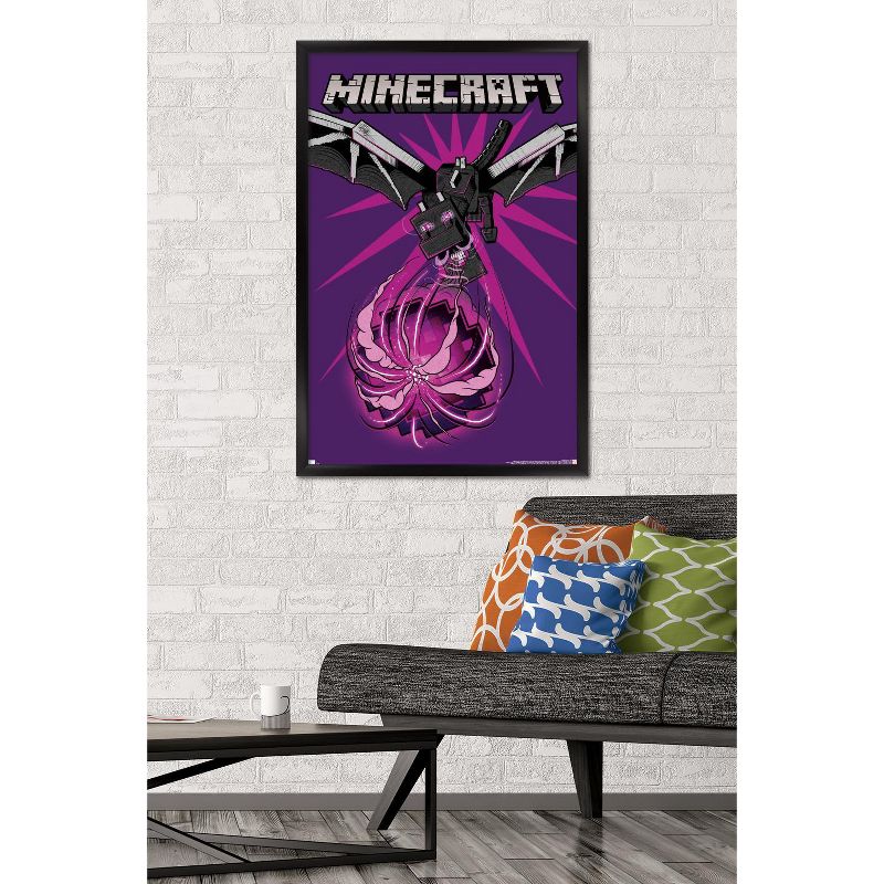 Trends International Minecraft - Dragon Framed Wall Poster Prints, 2 of 7
