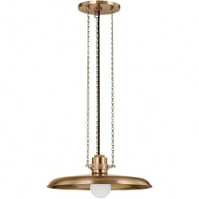 Troy Lighting Rainhill 1 - Light Pendant in  Patina Brass