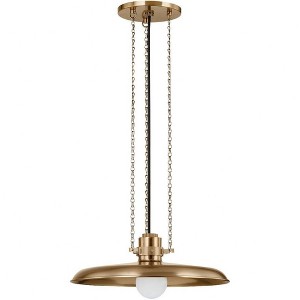 Troy Lighting Rainhill 1 - Light Pendant in  Patina Brass - 1 of 1