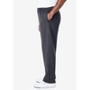 KingSize Men's Big & Tall Fleece Open-Bottom Sweatpants - 4 of 4