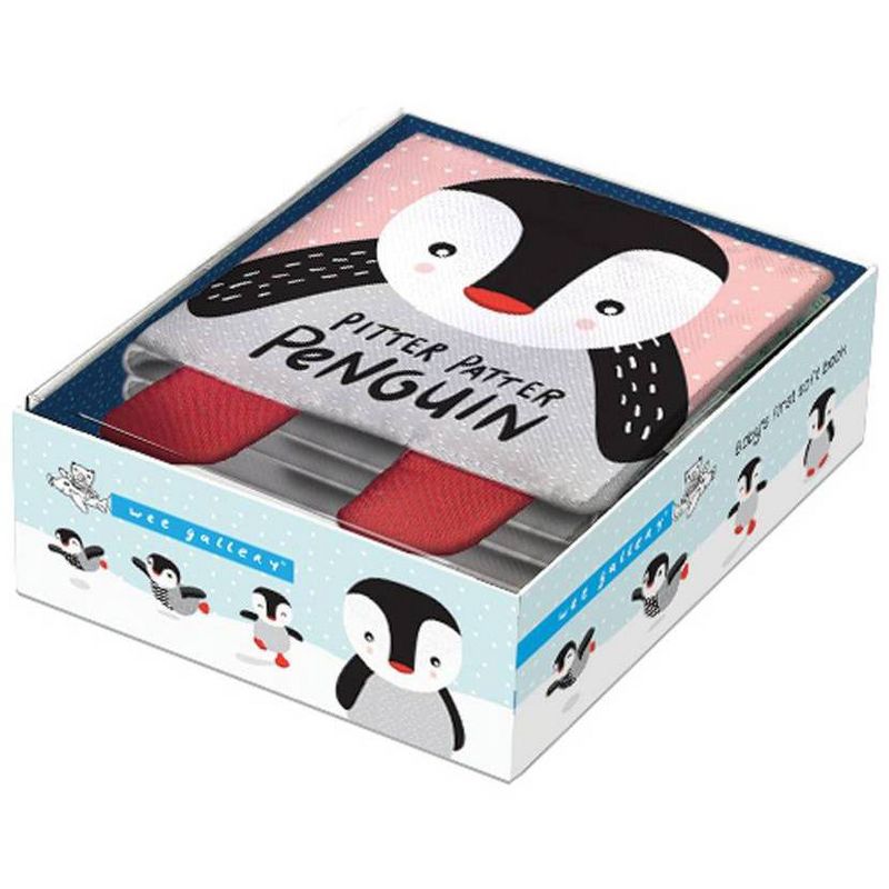 Pitter Patter Penguin - (Wee Gallery Cloth Books) by  Surya Sajnani (Bath Book), 1 of 2