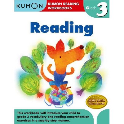 Reading, Grade 3 - (Kumon Reading Workbooks) by  Eno Sarris (Paperback)