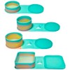Silipint: Silicone Go Go Bowls: Set Of 4: Aurora - Sizes: 10, 20, 30 oz & Sandwich Size - 4 of 4