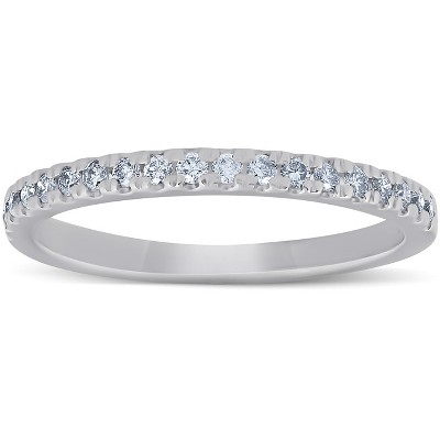 Pompeii3 1/4 Ct Diamond Wedding Ring 10k White Gold