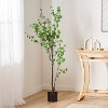 MOEPISY 150cm Artificial Disc Leaf Tree - 3 of 4