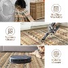 Runner Rug Vintage Distressed Geometric Hallway Carpet Machine Washable Non-Slip - 3 of 4