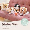 Bearington 13-Inch Baby Dog Plush, Huggable Stuffed Animal Puppy, Adorable Husky Manouk Dog Plush Toy for Kids and Collectors - 3 of 4