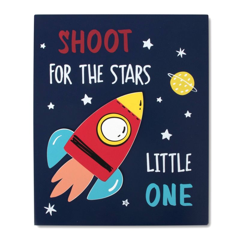 Fisher-Price Space Explorer Wall Art - Navy, 1 of 5