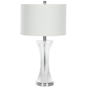Zelda Glass Lamp - 25 Inch Height - LIT4051 - Clear - Safavieh - 1 of 4