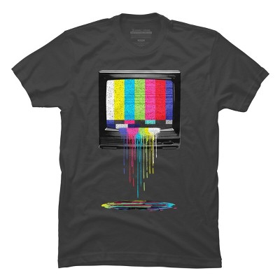 Men's Design By Humans Retro TV By clingcling T-Shirt
