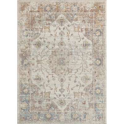 Luxe Weavers Floral Pattern Farmhouse Area Rug