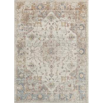 Luxe Weavers Floral Pattern Farmhouse Area Rug