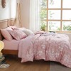 BAGOKIE 7 Pieces Floral Bed in a Bag Comforter Set for All Season - 3 of 4