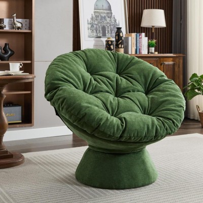 Maggift Patio Accent Chairs, Oversized Swivel Decorative Chair for Living Room, Bedroom, Green, 37"*33.07"*31.5"