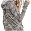 Women's Camo Side Zipper Hoodie - 7th Ray - 2 of 3
