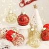 25 Pcs Christmas Ball Ornaments, 2.36 Inch Shatterproof Clear Xmas Tree Decorations for Christmas Tree, Party, Wedding - 2 of 4