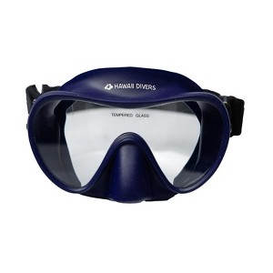 Hawaii Divers Deep Sea Adult Snorkel Mask – Purple/Black - 1 of 2