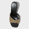 Women's Aaliyah Raffia Strappy Knot Sandal Heels - Universal Thread™ - 3 of 4