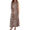 Women's Big Game Cheetah Print Keyhole Back Tank Top - Venti6 - 4 of 4