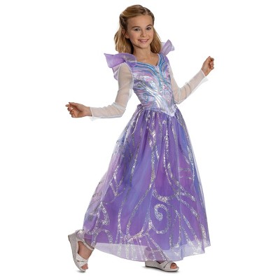 NBCUniversal Girls' Wicked The Musical Glinda Upland "For Good" Deluxe Costume Dress Lavender