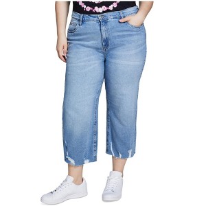 Celebrity Pink Womens Darling Trendy Wide Leg Cropped Jeans - 1 of 1
