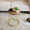 NicBex Side Table Simple Coffee Table with Hollow Design Modern End Table for Bederoom and Living Room - 2 of 4