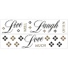 Live Love Laugh Peel and Stick Wall Decal - RoomMates - image 3 of 4