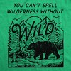 Mens Funny T Shirts You Cant Spell Wilderness Without Wild Sarcastic Nature Graphic Novelty Tee For Men - Crazy Dog Men's T Shirt For Campers - 2 of 4