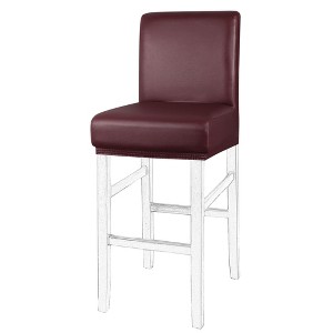 PiccoCasa Waterproof PU Leather Pub Counter Height Side Chair Covers with Elastic Band - 1 of 4