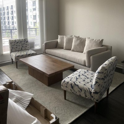 Handmade Scandinavian Gray Wool Abstract Geometric Area Rug