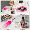 Boersma Pink Pencil Case – Large Capacity Waterproof Silicone Pen Pouch, Aesthetic Stationery Organizer for School, Office, Teen Boys & Girls - 4 of 4