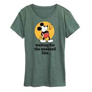 Women's - Disney - Mickey & Friends Short Sleeve Graphic T-Shirt - 1 of 4