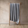 50"x60" Ribbed Super Soft Textured Solid Throw Blanket Gray - Eddie Bauer: Reversible Micro Mink, Cozy Warm - 4 of 4