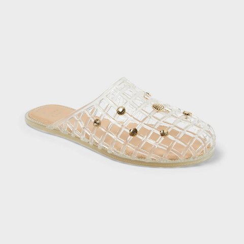 Женские сабо A New Day Women’s Luciana Jelly Mule Shoes - A New Day™ Gold 11