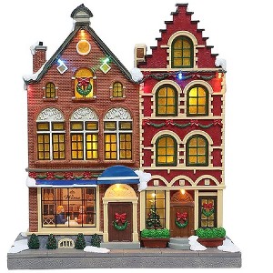 Carole Towne Amanuel's Place Shops Lighted Musical Christmas Building 5968057 - 1 of 4