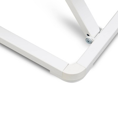 White Adjustable Height Laptop Standing Desk Converter