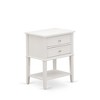 East West Furniture,Small Nightstand with 2 Wooden Drawers - 2 of 4