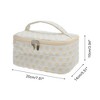 Unique Bargains Lightweight Square Dots Travel Cosmetic Bag 1 Pc - 2 of 4