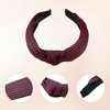 Unique Bargains Girl's Knotted Headband Multicolored 1.18" Wide 5 Pcs - 3 of 4
