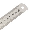 Unique Bargains Straight Ruler +/-5% Accuracy Stainless Steel Silver Tone 1 Pcs - 4 of 4