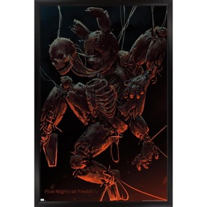 Trends International Five Nights at Freddy's - Skeleton Framed Wall Poster Prints - 1 of 4